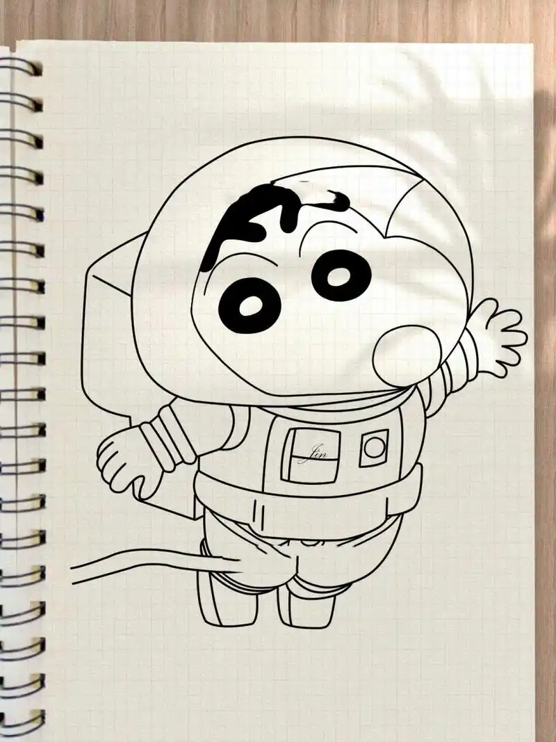 简笔画教程 ★宇航员99996904小新来咯～ ★相信每个人都曾有