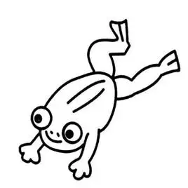 动物简笔画,如何画青蛙,昆虫简笔画,青蛙简笔画,简笔画图片