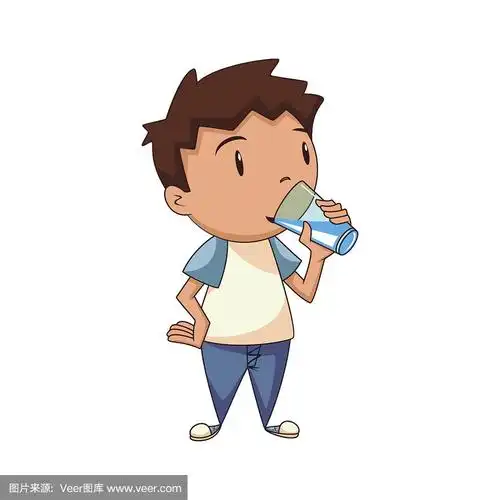 孩子喝水