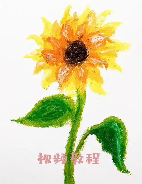 我拍到的治愈画面  #笔记灵感 #油画棒入门  #高尔乐油画棒  #油画棒