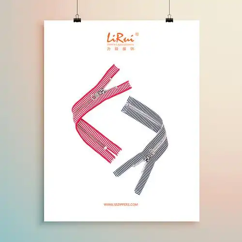 力锐服饰拉链产品海报