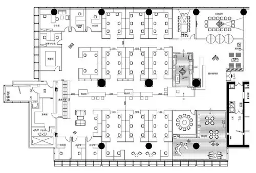 咨询公司办公室装修设计平面图