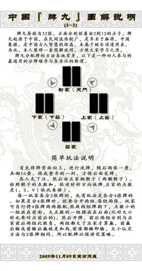 中国牌九图解说明[原创]