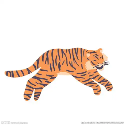 创意老虎插画图案设计图__其他_动漫动画_设计图库_昵图网nipic.com