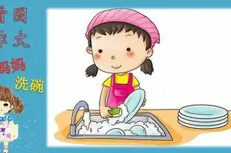 一年级帮妈妈洗碗看图写话作文_百度视频搜索