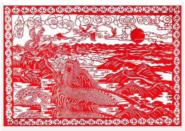 都说"剪山易,剪景难",来看看剪纸艺术家如何进行风景创作