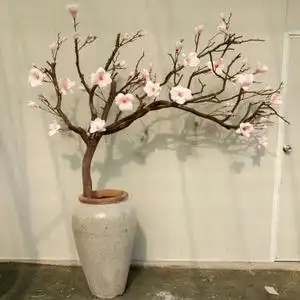 包邮干树枝装饰造型树干树枝落地白树枝花艺仿真玉兰装饰树婚庆树