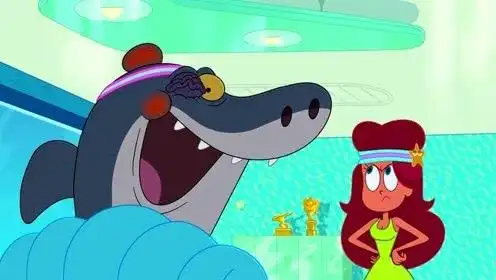 《鲨鱼哥和美人鱼》鬉狗来健身房是醉翁之意不在酒,鲨鱼哥要保护