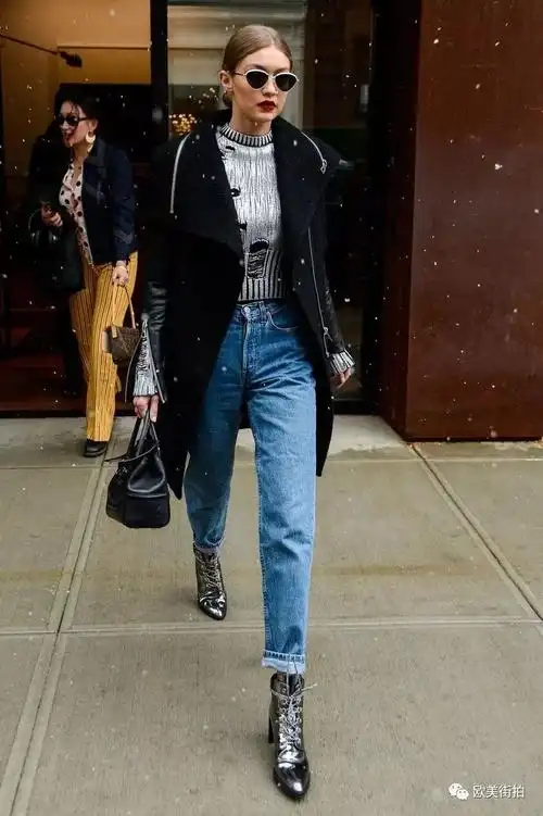 短靴这样配牛仔裤才最好看