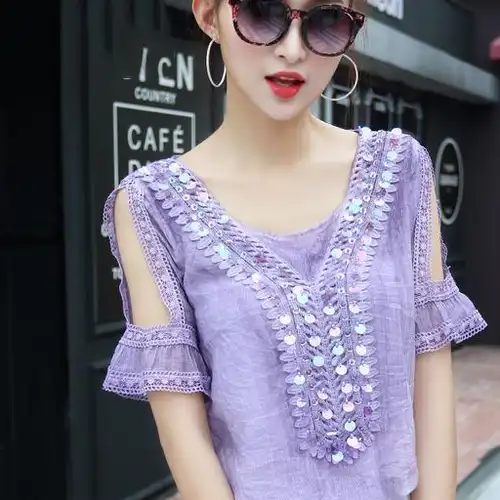 原创这几款俏丽好看的小衫特别适合会搭配的你优雅时尚充满年轻气息