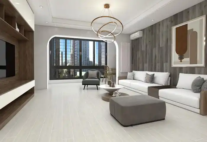 地砖150x900铺贴效果图|150x900木纹地砖铺贴效果