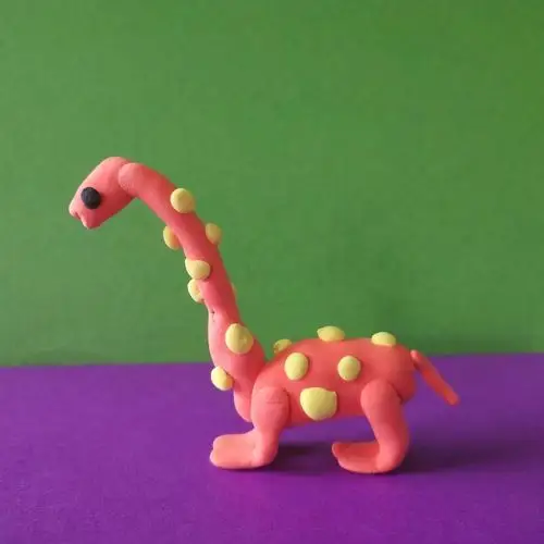 学生优秀粘土手工作品系列(三)恐龙的世界.