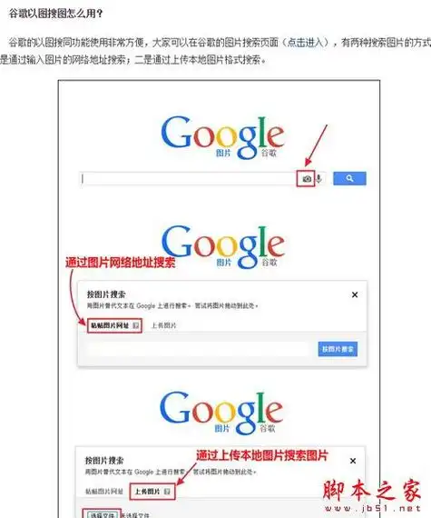 google以图搜图功能在谷歌图片搜索输入框的右侧按钮.