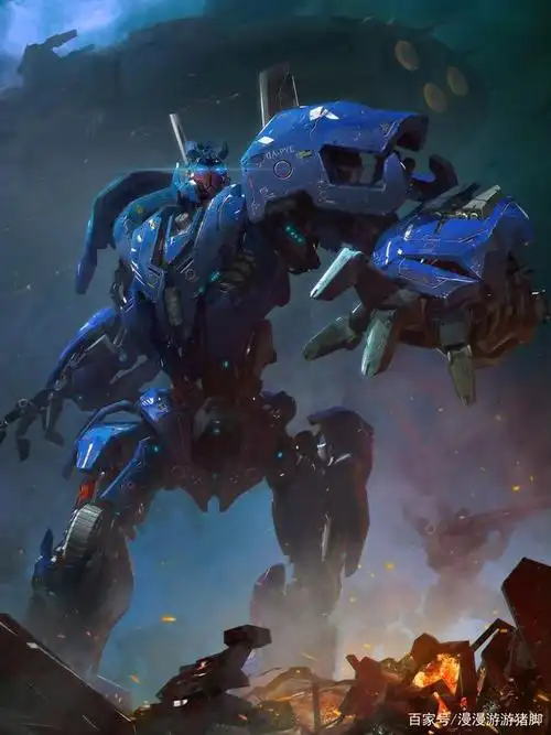 科幻机器人设定欣赏,四足武将机器人魄力十足