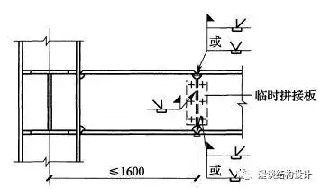 柱与柱的连接 全焊接变截面工字形边柱 4.