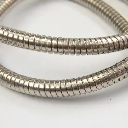 5-1.7m双头连接金属弹簧软管 不锈钢弹簧管