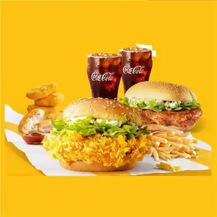 闭眼买聚划算百亿补贴mcdonalds麦当劳经典双堡超值套餐单次券tj