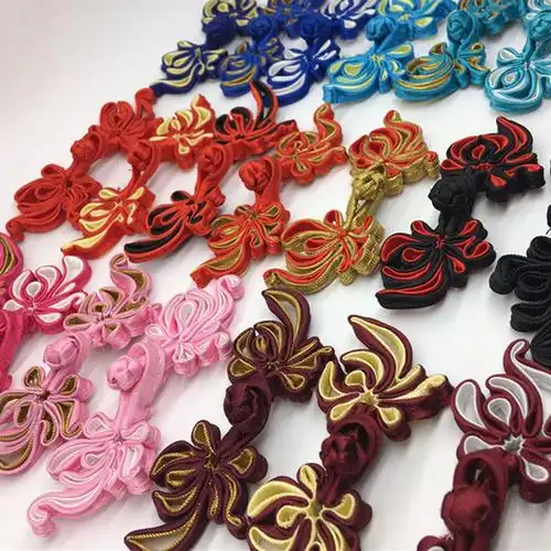 盘扣凤尾扣子手工旗袍衣扣民族风喜帖唐装复古纽扣