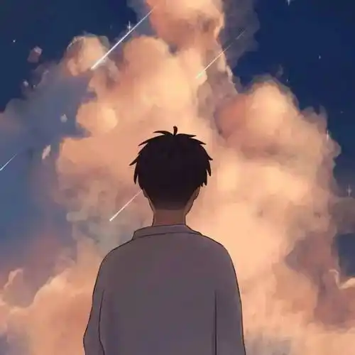 浪漫星空情头一起来看流星雨