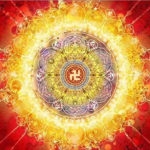 金刚藏大圆满尊胜咒轮集合48个咒消业增福做头像