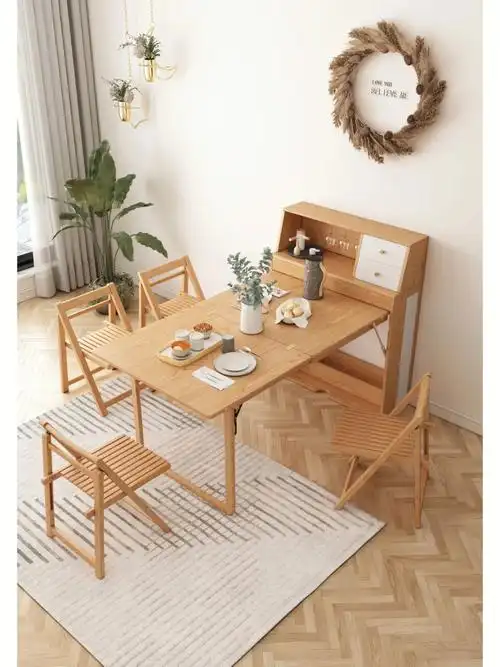 占地面积仅04平方米的折叠餐桌