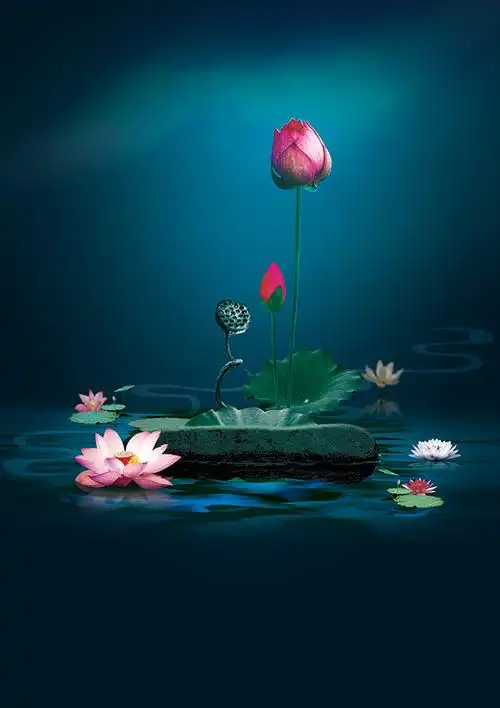 免费领取素材分类: 花草树木所需点数:0点关键词:荷花图片设计psd素材