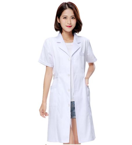白大褂长袖女医生服短袖薄款实验服医学生药店医院诊所护士工作服