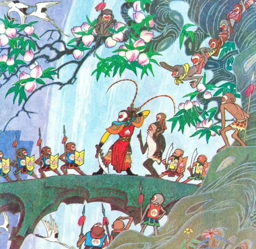 《大闹天宫》连环画.辛宽良老师绘画 - 抖音