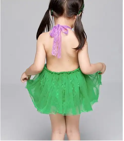 亦浪 美人鱼大摆裙泳衣儿童泳衣宝宝欧美婴儿女童游泳装 952人鱼公主