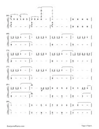 三叶角色主题音乐双手简谱预览2-钢琴谱文件(五线谱,双手简谱,数字谱