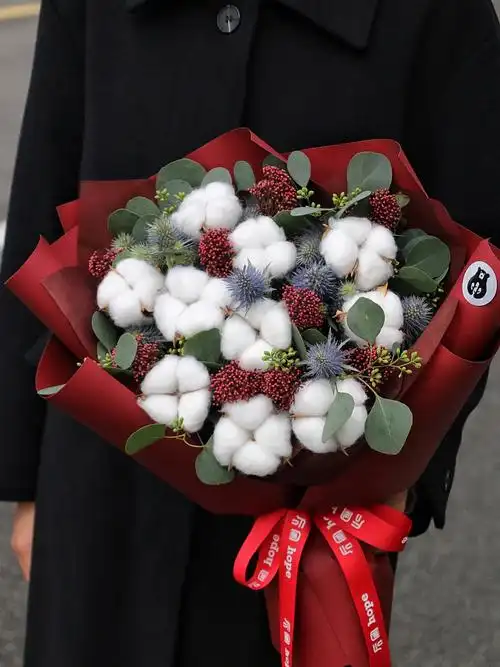 棉花花束