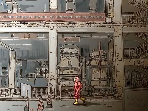 工厂插画 切尔诺贝利末世风格