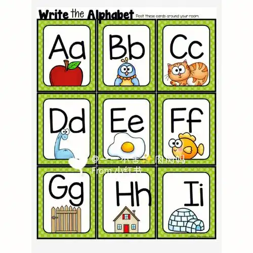 26个英文字母大小写练习英语启蒙亲子