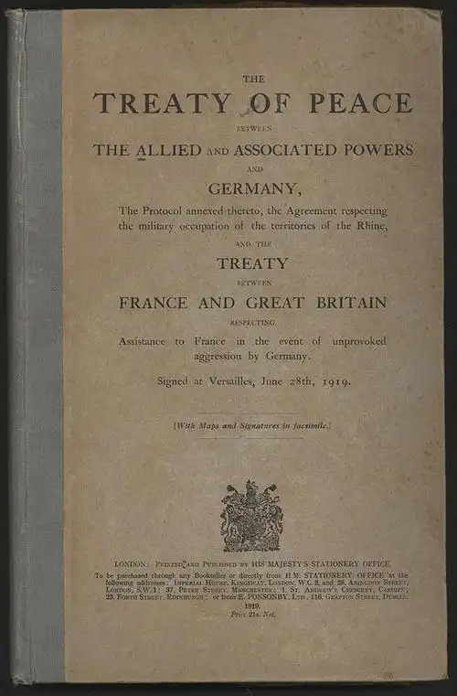 趣解二战为什么停战变休战凡尔赛条约到底让德国多愤怒