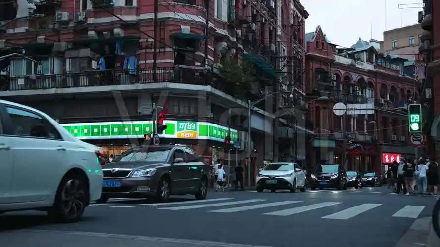 上海老街道人流_3840x2160_高清视频素材下载(编号:6061337)_实拍视频