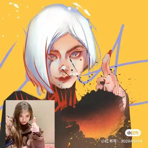 流量焦虑深夜不睡觉的画画人