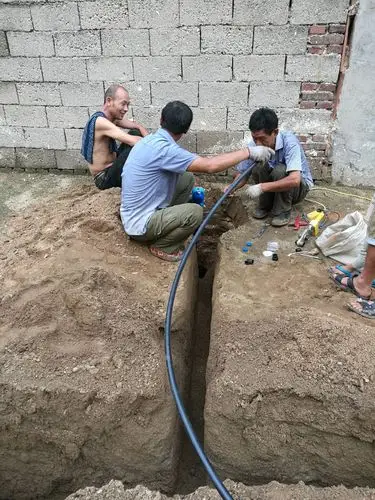 东营村自来水安装如火如荼