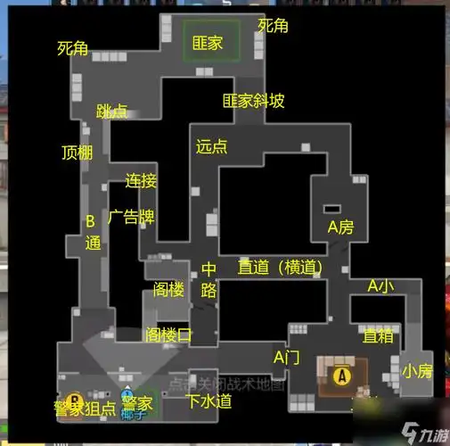 穿越火线枪战王者 一些常用点位的报点说法 _cf手游_九游手机游戏