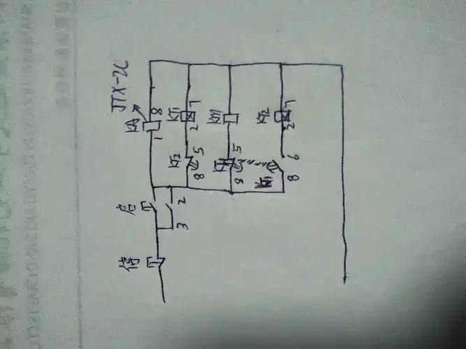 求大神指点:请问怎么用两个ah3-3的时间继电器控制单相电机启动10s