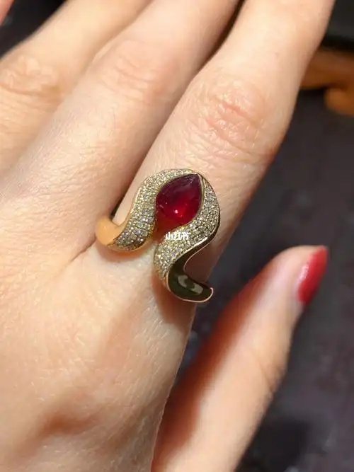 顶级红宝石,这个款式绝了～