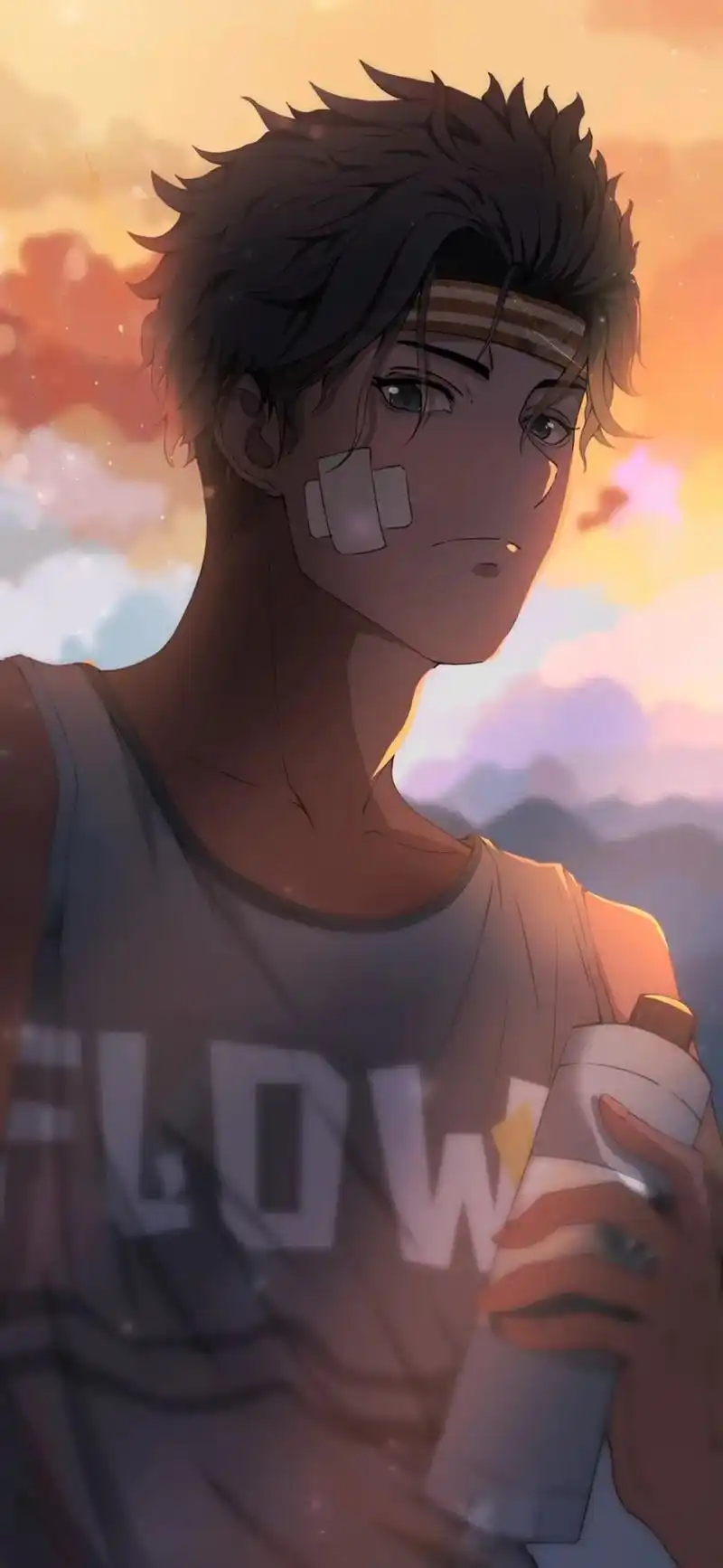 少年插画#4k壁纸手机超清全面屏 #静态墙纸 #少年 - 抖音