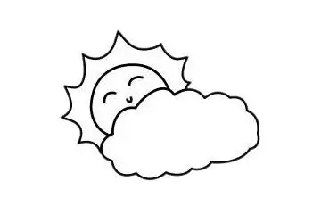 太阳简笔画简单画法步骤图片,图片,简笔画-学笔画