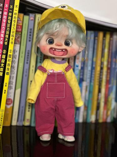 bjd小6,点点,点弟点妹胖点体背带裤t恤棒球帽点点体胖屁3分大头