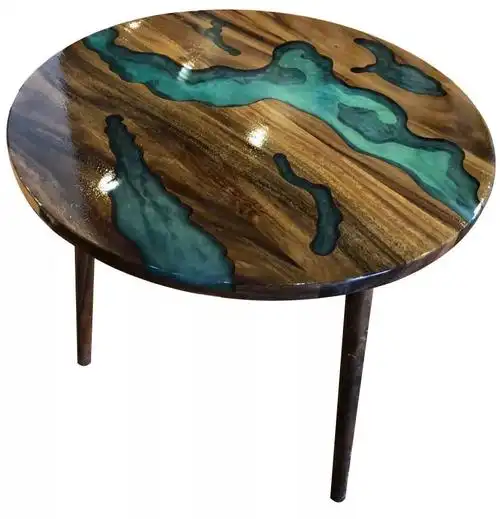 【百川家居公园】环氧树脂家具—流光溢彩的艺术视觉感受!