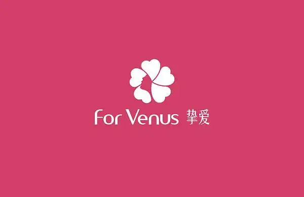 挚爱品牌设计女性标志四叶草标志品牌logo设计图片