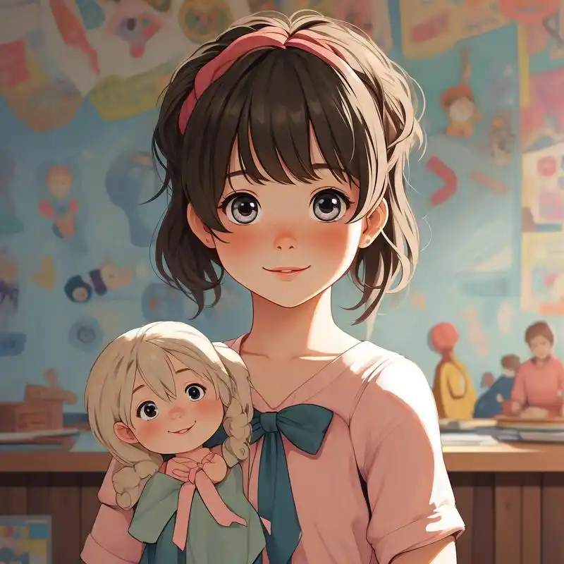 97小学生女生可爱头像