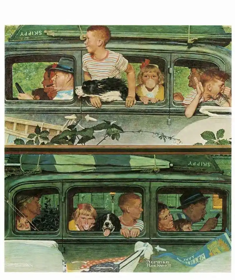 分享美国画家诺曼洛克威尔