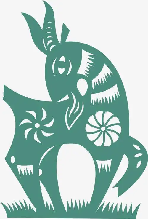 动物剪纸纹样tupian