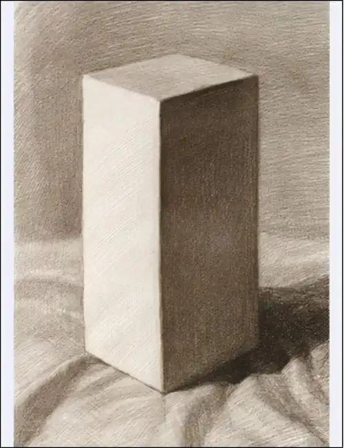 零基础素描教程分步骤讲解长方体素描画法简单易学快学习
