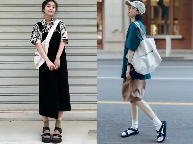 凉鞋袜子又土又丑看了潮人穿搭后直呼惊艳